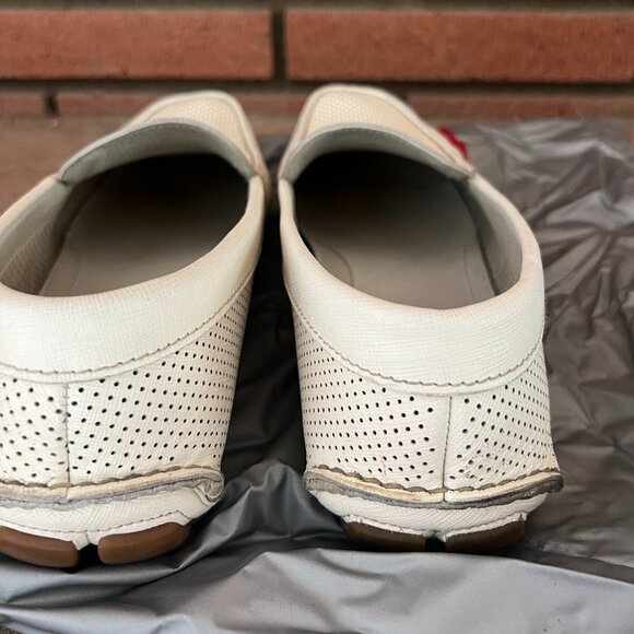 White Prada Loafers size 10 - Picture 2 of 8